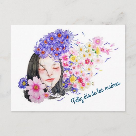 Día de las madres briefkaart (Voorkant)