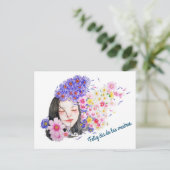 Día de las madres briefkaart (Staand voorkant)