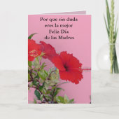 Dia de Las Madres eres la mejor 221 Kaart (Voorkant)