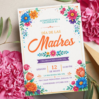 Día de las Madres | Fiesta Latina Floral Kaart