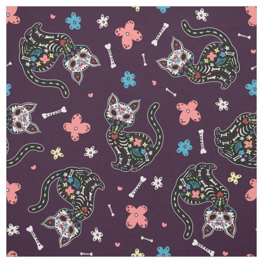 Dia de los Gatos Stof (Swatch)