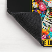 Dia De Los Meowtos Sugar Skull Cat Gift  Muismat (Hoek)