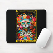 Dia De Los Meowtos Sugar Skull Cat Gift  Muismat (Met muis)