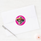 Dia de los Muertos 2 Ronde Sticker (Envelop)