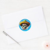 Dia de los Muertos 4 Ronde Sticker (Envelop)