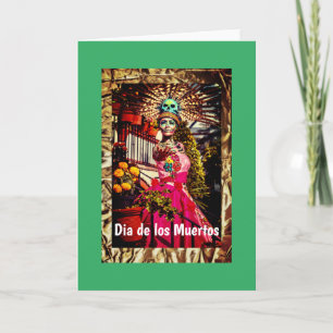 Dia de los Muertos, 5" x 7" Gevouwen Wenskaart Kaart