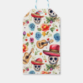 Dia De Los Muertos Alebrije Beren Cadeau Label Cadeaulabel (Achterkant)