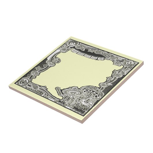 Dia De Los Muertos Altar Plaque - Tegeltje (Zijkant)