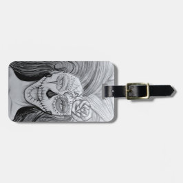 Dia de los Muertos Bagagelabel