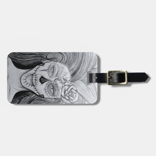 Dia de los Muertos Bagagelabel (Voorkant horizontaal)