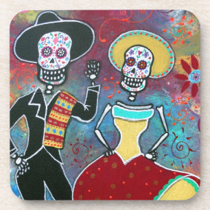 DIA DE LOS MUERTOS BAILAR MARIACHI BIER ONDERZETTER