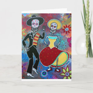 DIA DE LOS MUERTOS BAILAR MARIACHI KAART