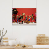 Dia de los Muertos Bandoleros Poster (Keuken)