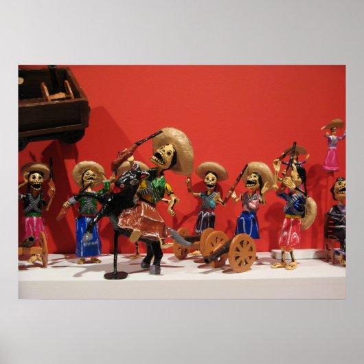 Dia de los Muertos Bandoleros Poster (Voorkant)