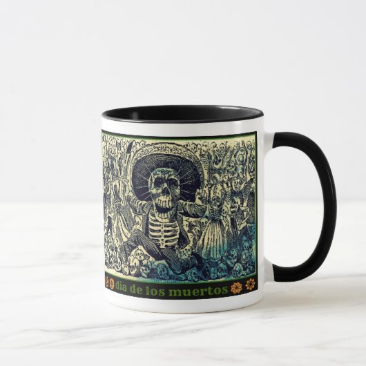 Dia De Los Muertos-beker Mok (Rechts)