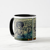 Dia De Los Muertos-beker Mok (Voorkant links)