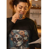 Dia de los muertos beschilderd gezicht shot glas