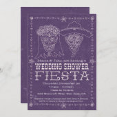Dia de los Muertos Bridal Shower Kaart (Voorkant / Achterkant)