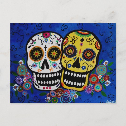 DIA DE LOS MUERTOS BRIEFKAART (Voorkant)