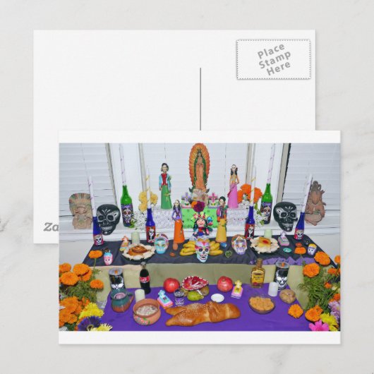 Dia de los Muertos Briefkaart (Voorkant / Achterkant)