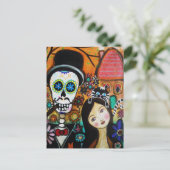 DIA DE LOS MUERTOS BRIEFKAART (Staand voorkant)