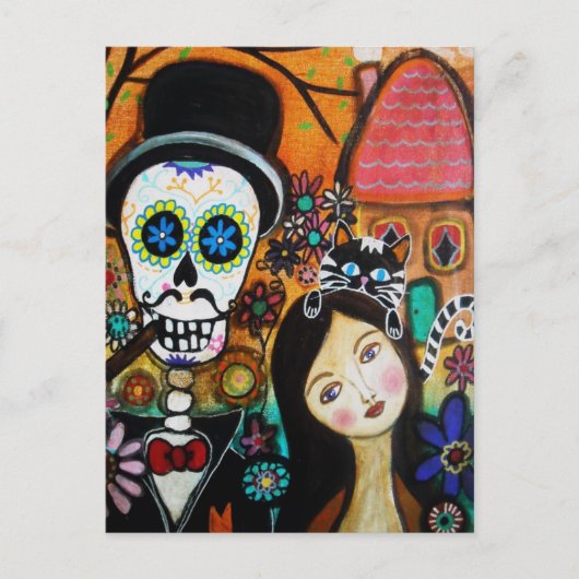 DIA DE LOS MUERTOS BRIEFKAART (Voorkant)