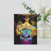 Día de los Muertos Briefkaart (Staand voorkant)