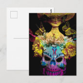 Día de los Muertos Briefkaart (Voorkant / Achterkant)