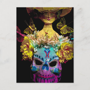 Día de los Muertos Briefkaart