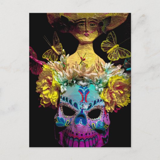 Día de los Muertos Briefkaart (Voorkant)