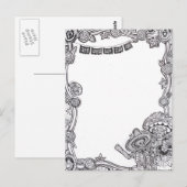 Dia De Los Muertos Briefkaart (Voorkant / Achterkant)