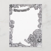 Dia De Los Muertos Briefkaart (Voorkant)