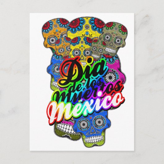 DIA DE LOS MUERTOS BRIEFKAART (Voorkant)