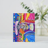 Día de los Muertos Briefkaart (Staand voorkant)