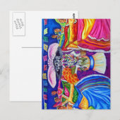 Día de los Muertos Briefkaart (Voorkant / Achterkant)