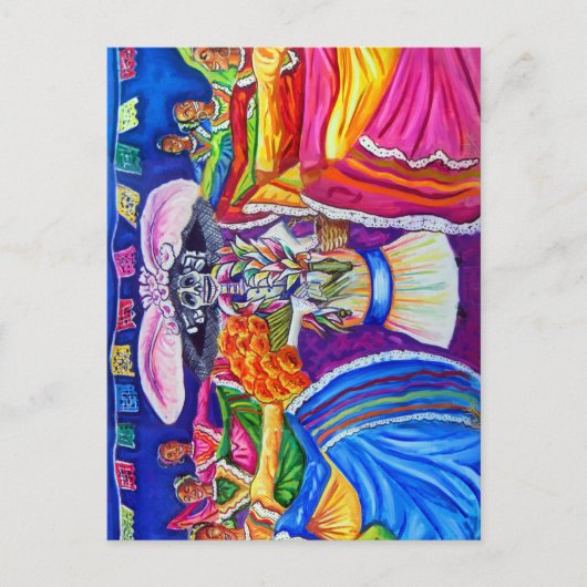 Día de los Muertos Briefkaart (Voorkant)