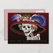 Dia de los Muertos (briefkaart) Briefkaart (Voorkant / Achterkant)