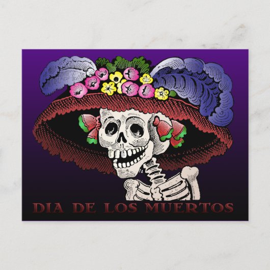 Dia de los Muertos (briefkaart) Briefkaart (Voorkant)
