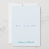 DIA DE LOS MUERTOS BRUILOFT BEDANKKAART (Achterkant)