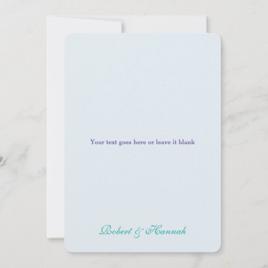 DIA DE LOS MUERTOS BRUILOFT BEDANKKAART (Achterkant)