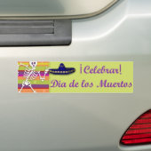 Dia de los Muertos bumpersticker (Op auto)