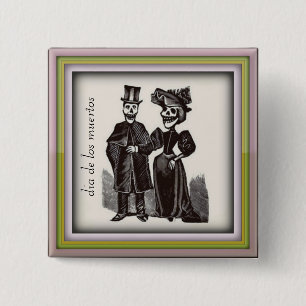 Dia de los muertos Button