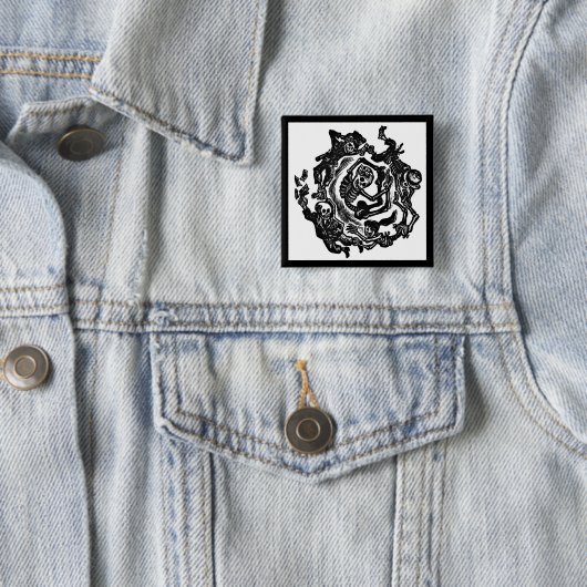 Dia de los muertos Button (In situ)