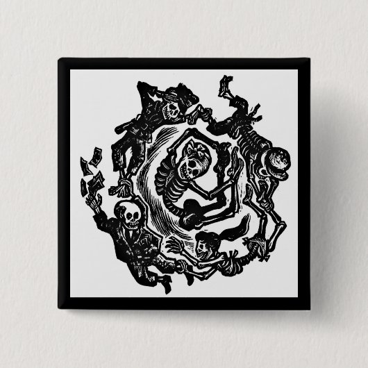 Dia de los muertos Button (Voorkant)
