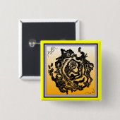 Dia de los muertos Button (Voorkant /achterkant)