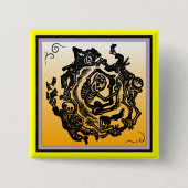 Dia de los muertos Button (Voorkant)