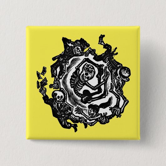 Dia de los muertos Button (Voorkant)