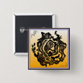 Dia de los muertos Button (Voorkant /achterkant)