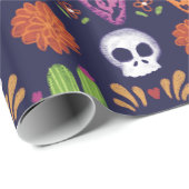 Dia De Los Muertos Cadeaupapier (Rol Hoek)