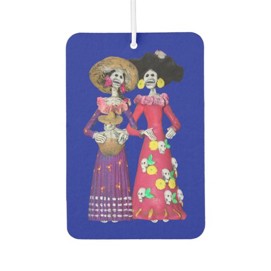 Dia De Los Muertos Calavera Amigas Luchtverfrisser (Voorkant)